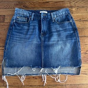 Good American jean skirt